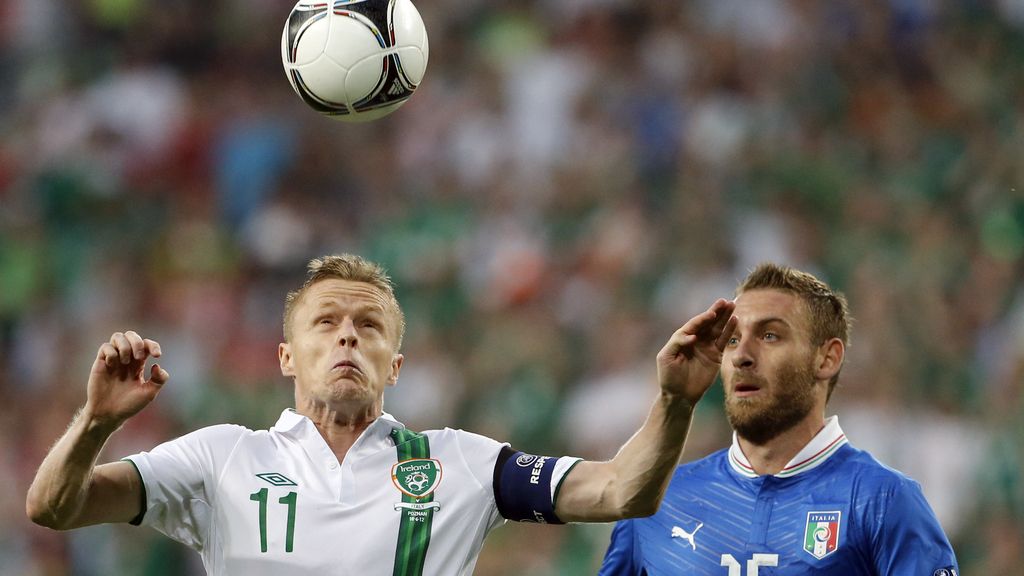 Italia - Irlanda, en imágenes