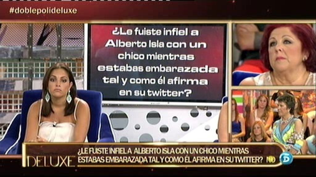 Según el polígrafo, Estefanía no le fue infiel a Alberto mientras ella estaba embarazada