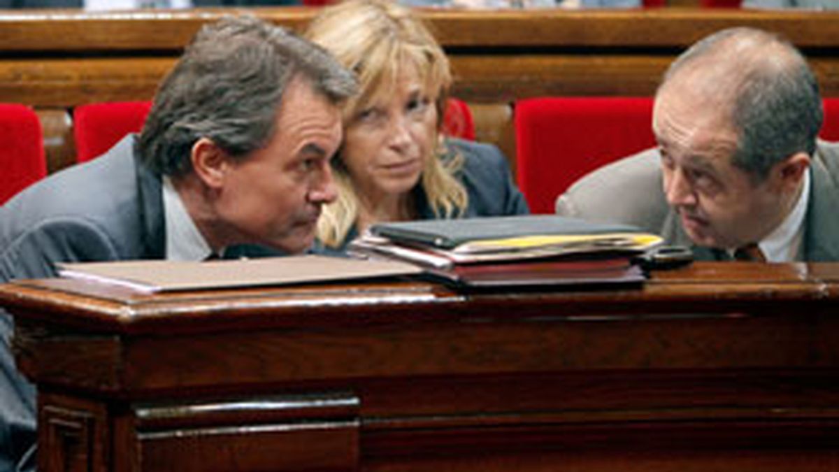 El presidente de la Generalitat, Artur Mas, justifica la violencia. Video: Informativos Telecinco