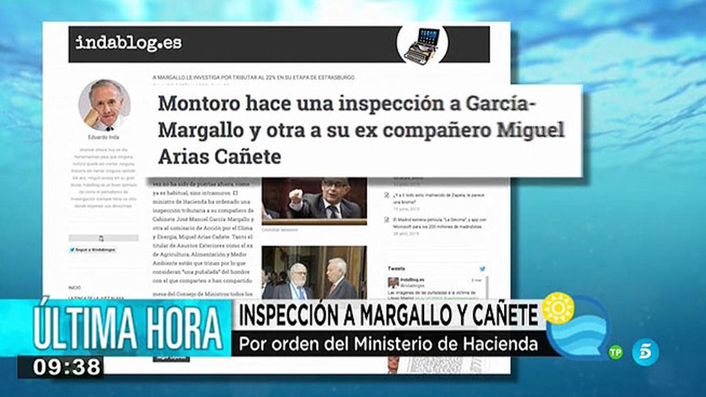 Montoro hace una inspección a García - Margallo y Miguel Arias Cañete