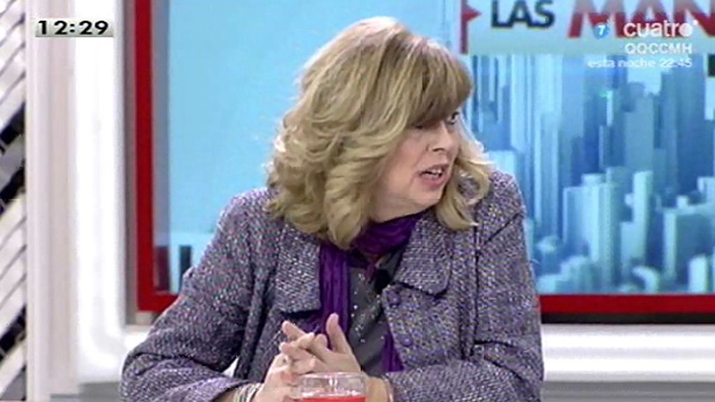Rosa Mª Artal, de la destitución de T. Gómez: “Es un golpe de efecto de Pedro Sánchez”
