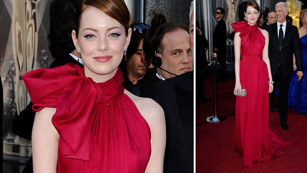 Emma Stone vestida de Giambattista Valli