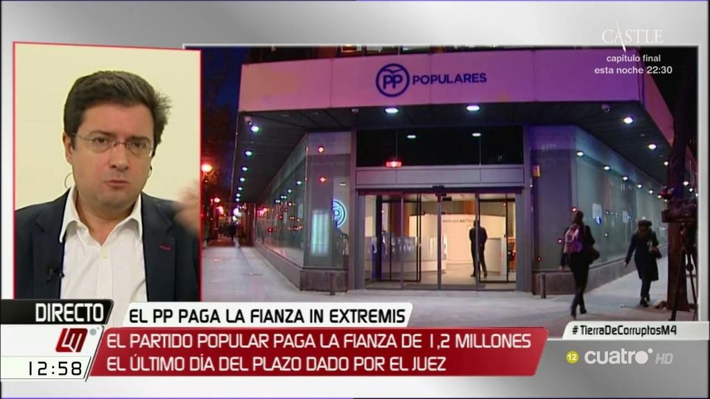 Óscar López: “Este es el arranque de campaña del PP, con un partido embargado”
