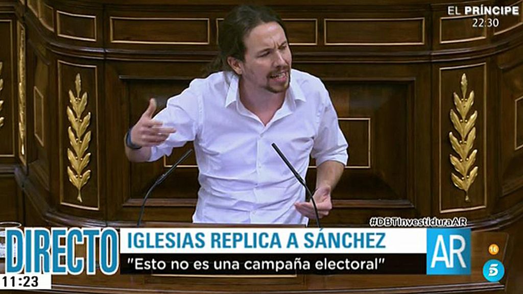 Pablo Iglesias 'se viene arriba' contra el PSOE