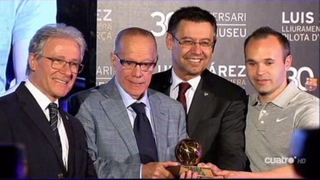 Luis Suárez, único español Balón de Oro, pasa el testigo a Iniesta
