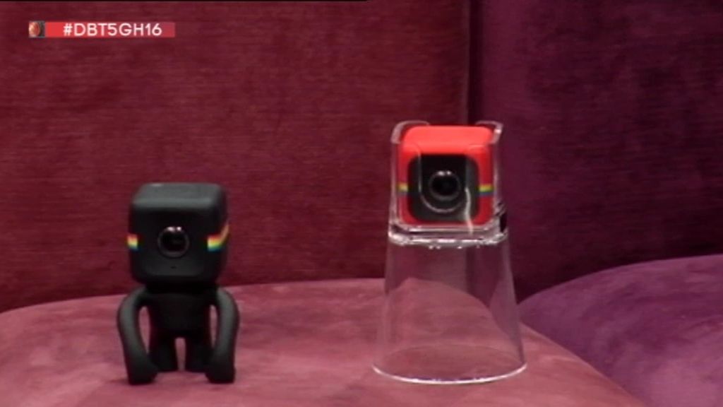 ¡Los concursantes se graban de fiesta con la Cámara de Acción Polaroid +!