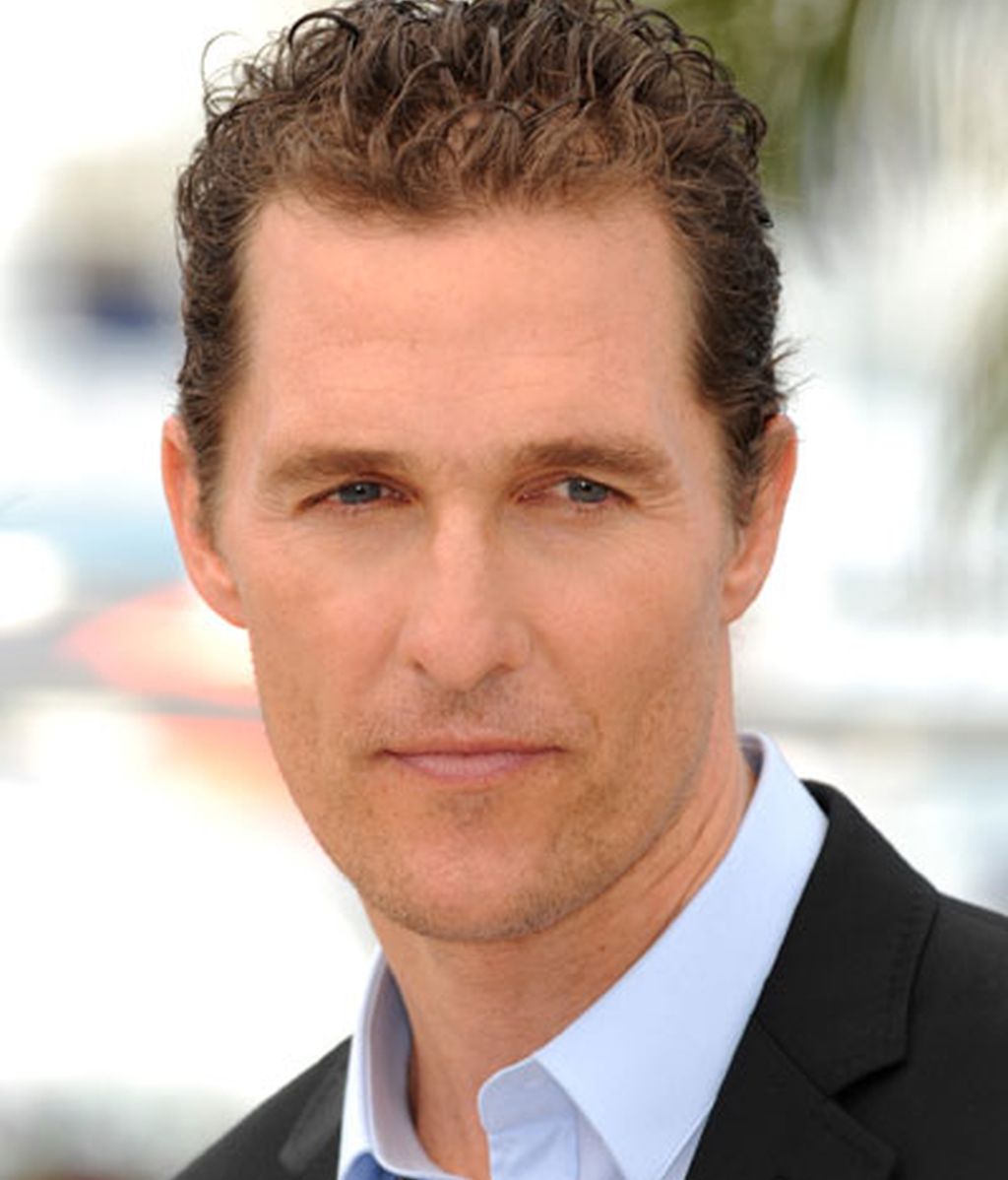 Matthew McConaughey en la presentación de The Paperboy