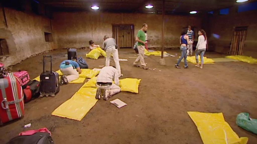 Primer día en el campamento