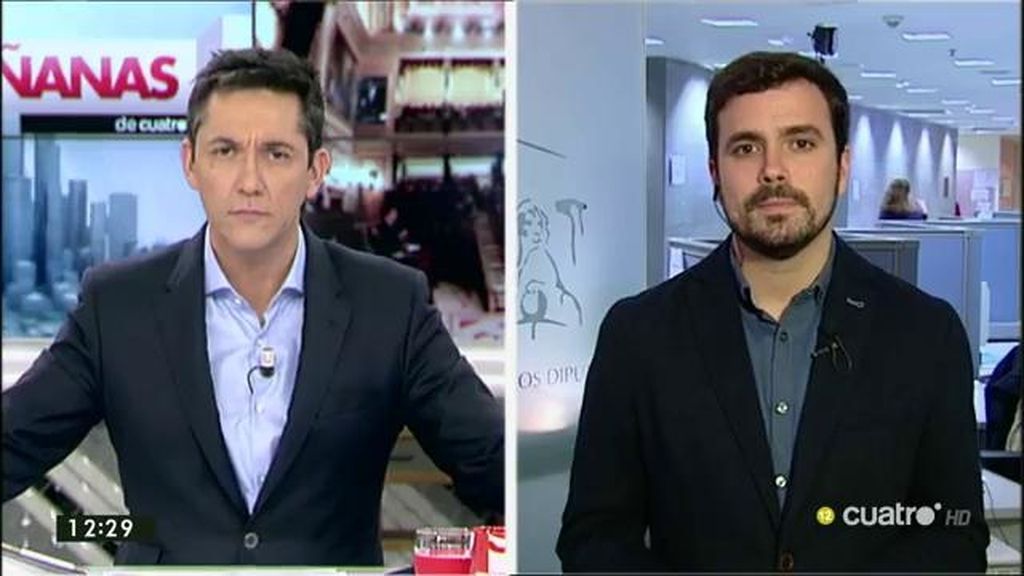 Garzón, tras su reunión con el Rey: “Ha sido respetuoso con nuestra opinión, que es clara en el carácter republicano de nuestro modelo”