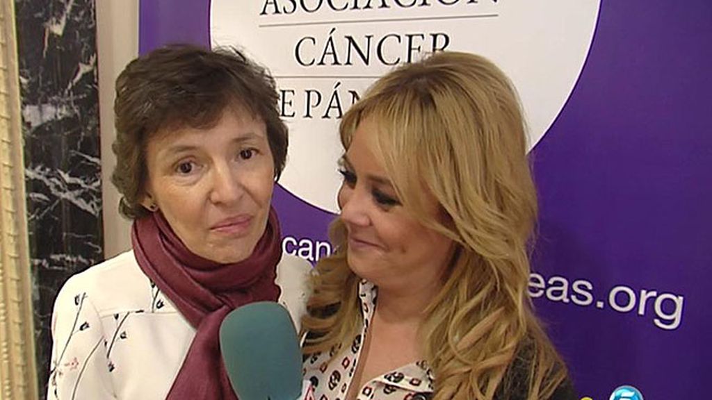 Nuestra compañera Carmen Delgado presenta la primera asociación de cáncer de páncreas en España