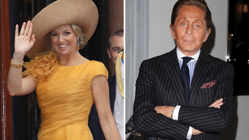 Máxima de Holanda y Valentino