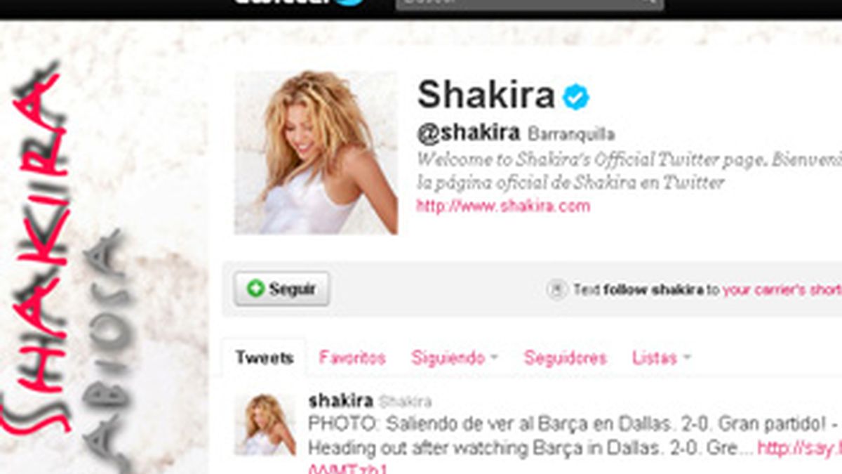 La cantante colombiana reina en la red social con más de siete millones de seguidores.
