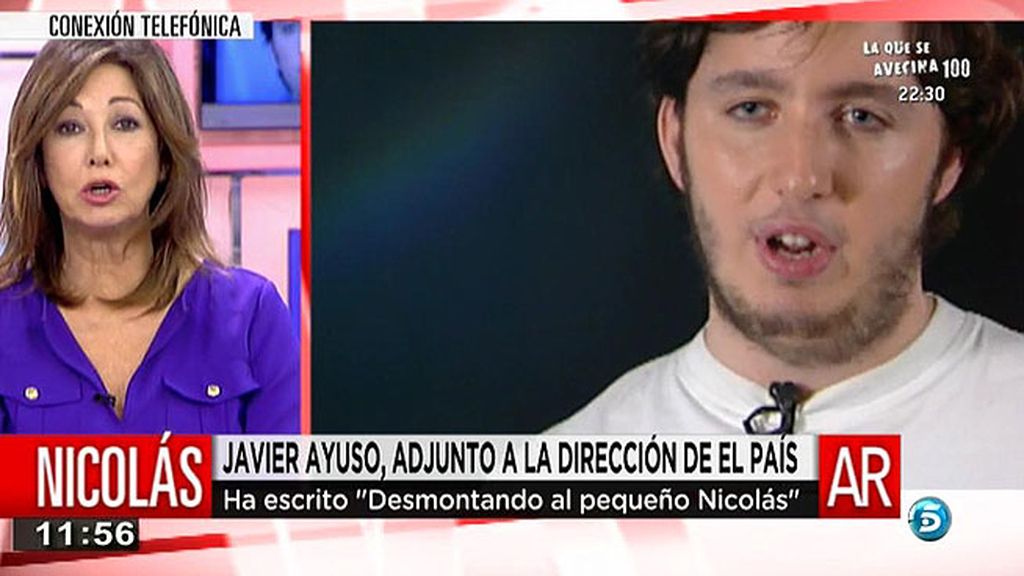 Javier Ayuso, sobre el 'Pequeño Nicolás': "Es un caradura auténtico. No fue invitado a la coronación de Felipe VI"