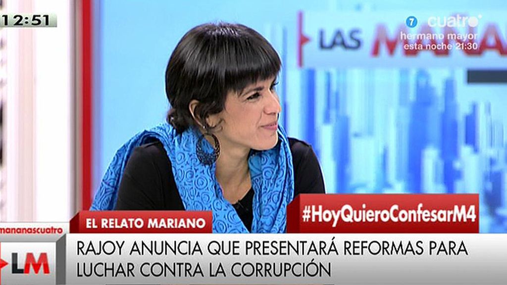 Teresa Rodríguez (Podemos): “La carta de Rajoy demuestra el autismo que ha sido marca de la casa del gobierno del PP”