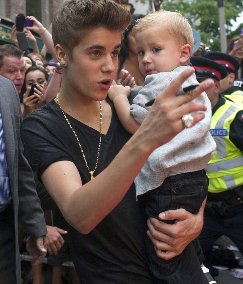 El hermano de Justin Bieber