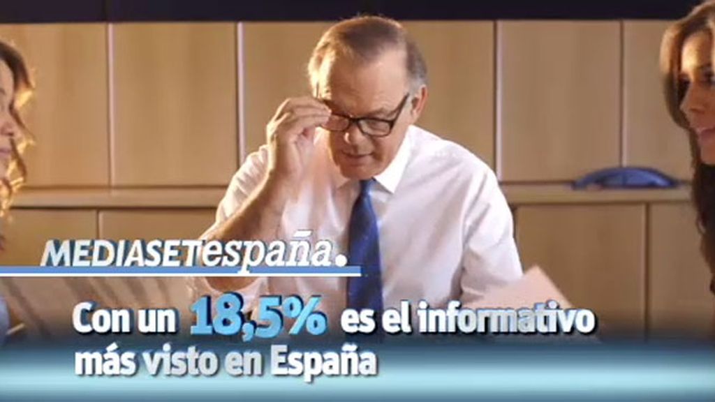 Mediaset líder de la televisión en España