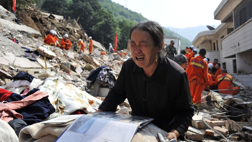 Rescates milagrosos bajo los escombros en China