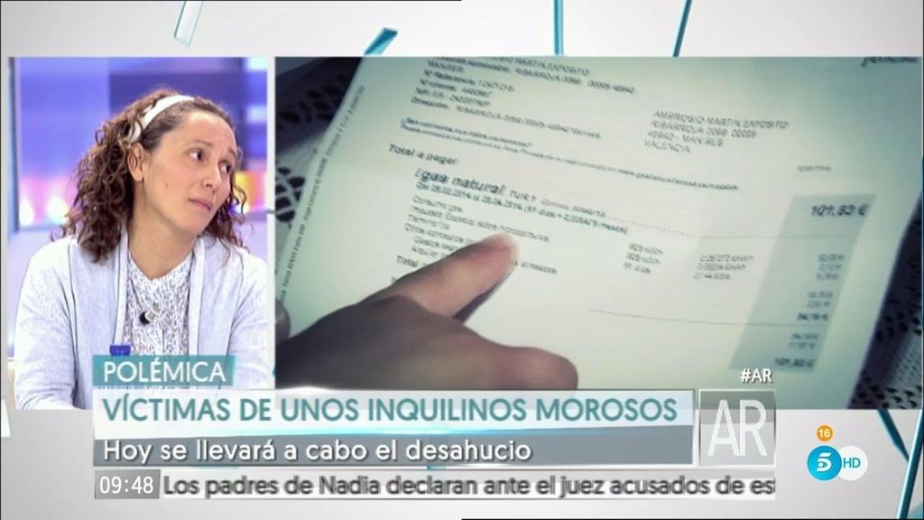 Rocío, víctima de unos inquilinos morosos: "Viven mejor que nosotros"