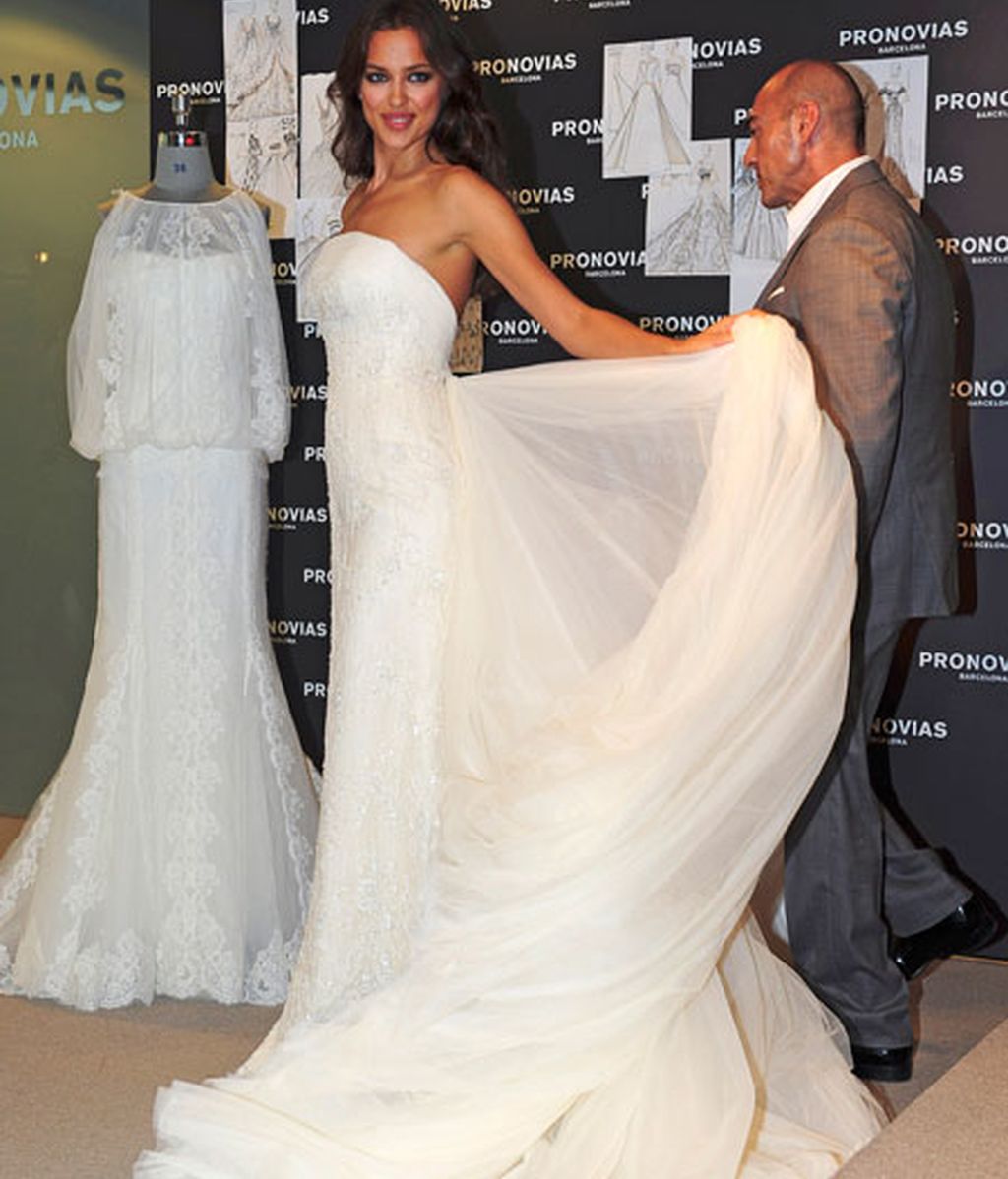 Irina Shayk, vestida de novia