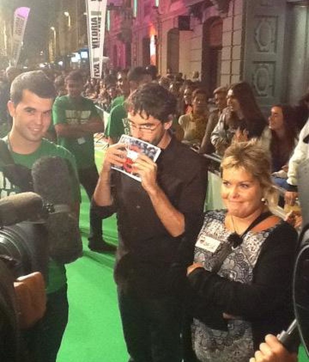 La alfombra 'verde', los coaches, el presentador, los fans...