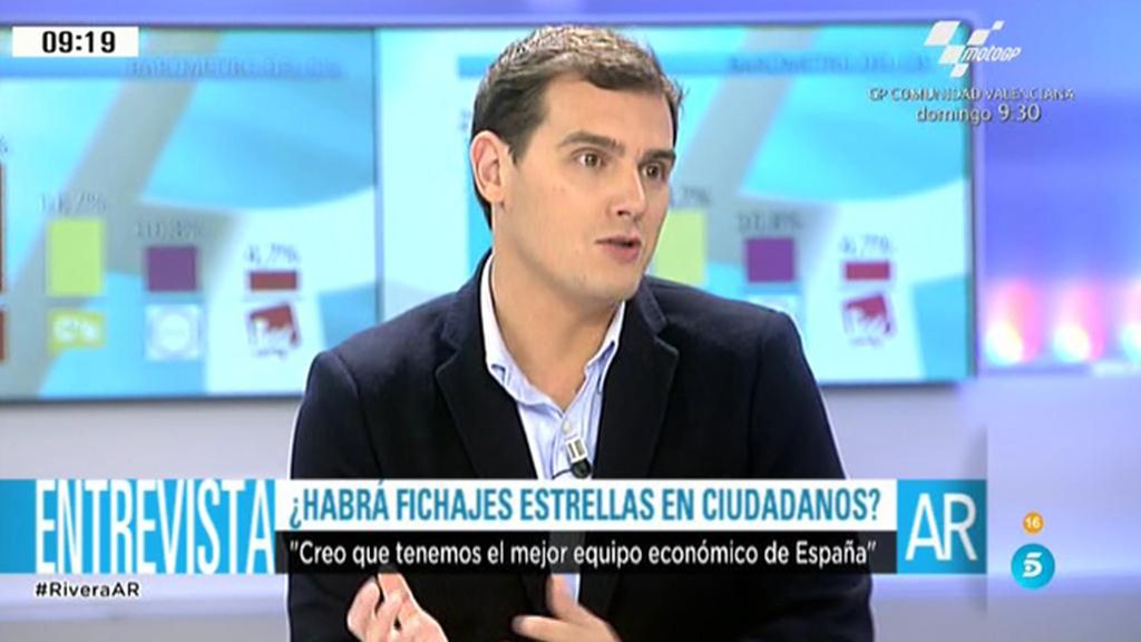 Rivera, sobre el ‘fichaje’ de Podemos: “Nuestro secretario general es un exmilitar”