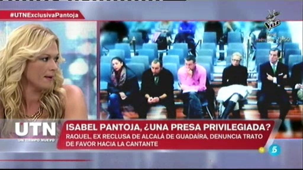 Raquel Martínez Oliva, expresa: "Isabel Pantoja está en una celda sola"