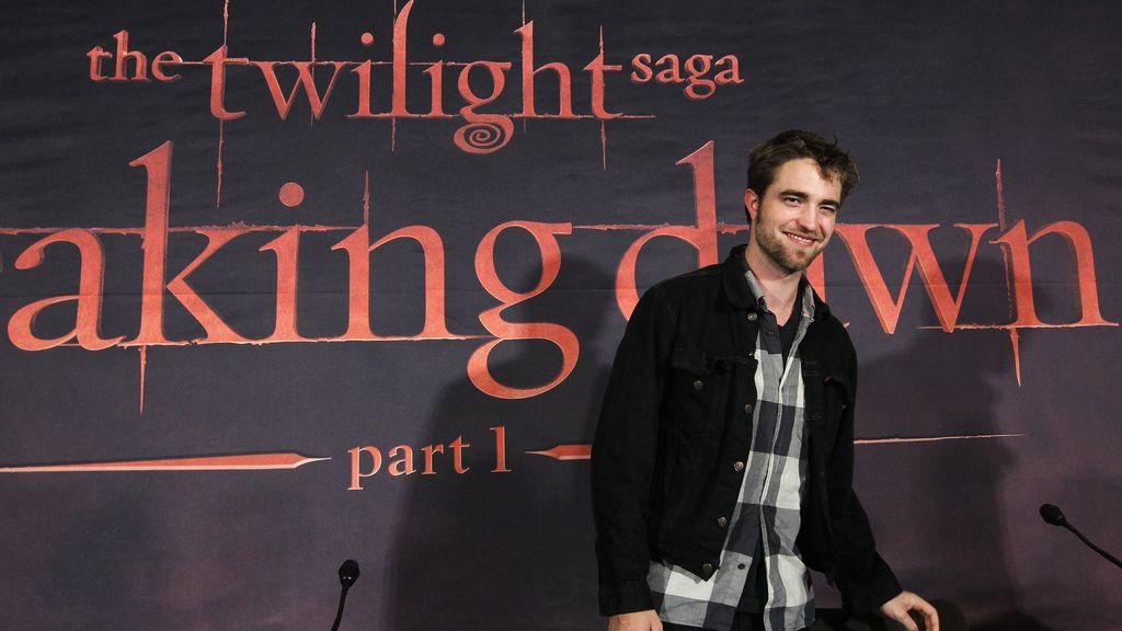 Pattinson llega a la rueda de prensa