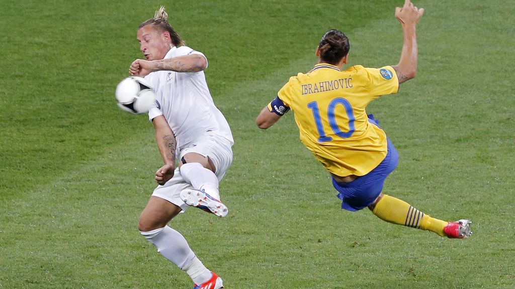 Suecia-Francia, en imágenes