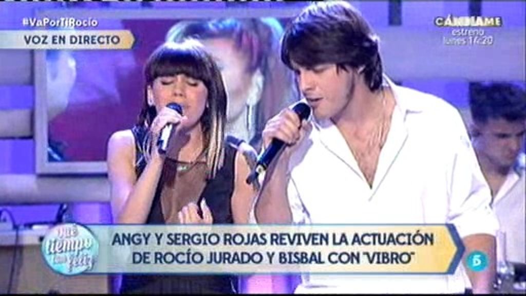 Angy y Sergio Rojas versionan el éxito ‘Vibro’, de Rocío Jurado, en ¡QTTF!