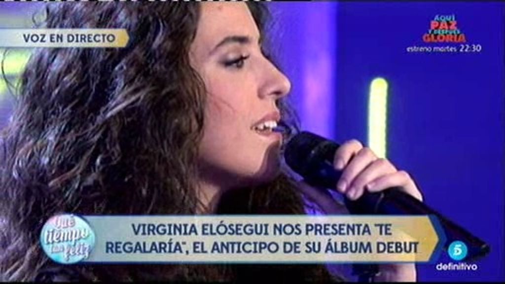 Virginia Elósegui canta ‘Te regalaría’ en ¡Qué tiempo tan feliz!