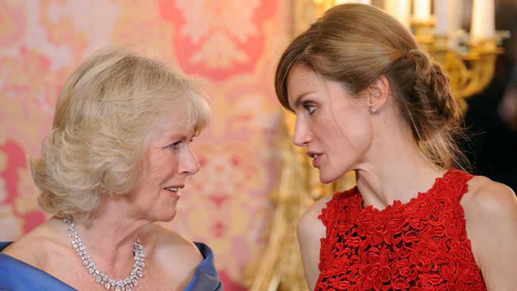 Con Camilla Parker-Bowles