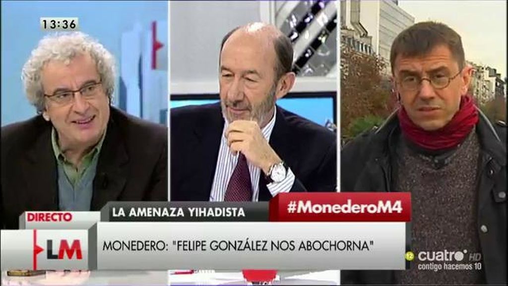 La entrevista a Juan Carlos Monedero en 'Las Mañanas de Cuatro', a la carta