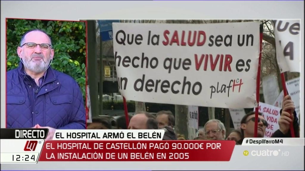 Losada: “Lo del hospital de Castellón es una metáfora de la sanidad española”