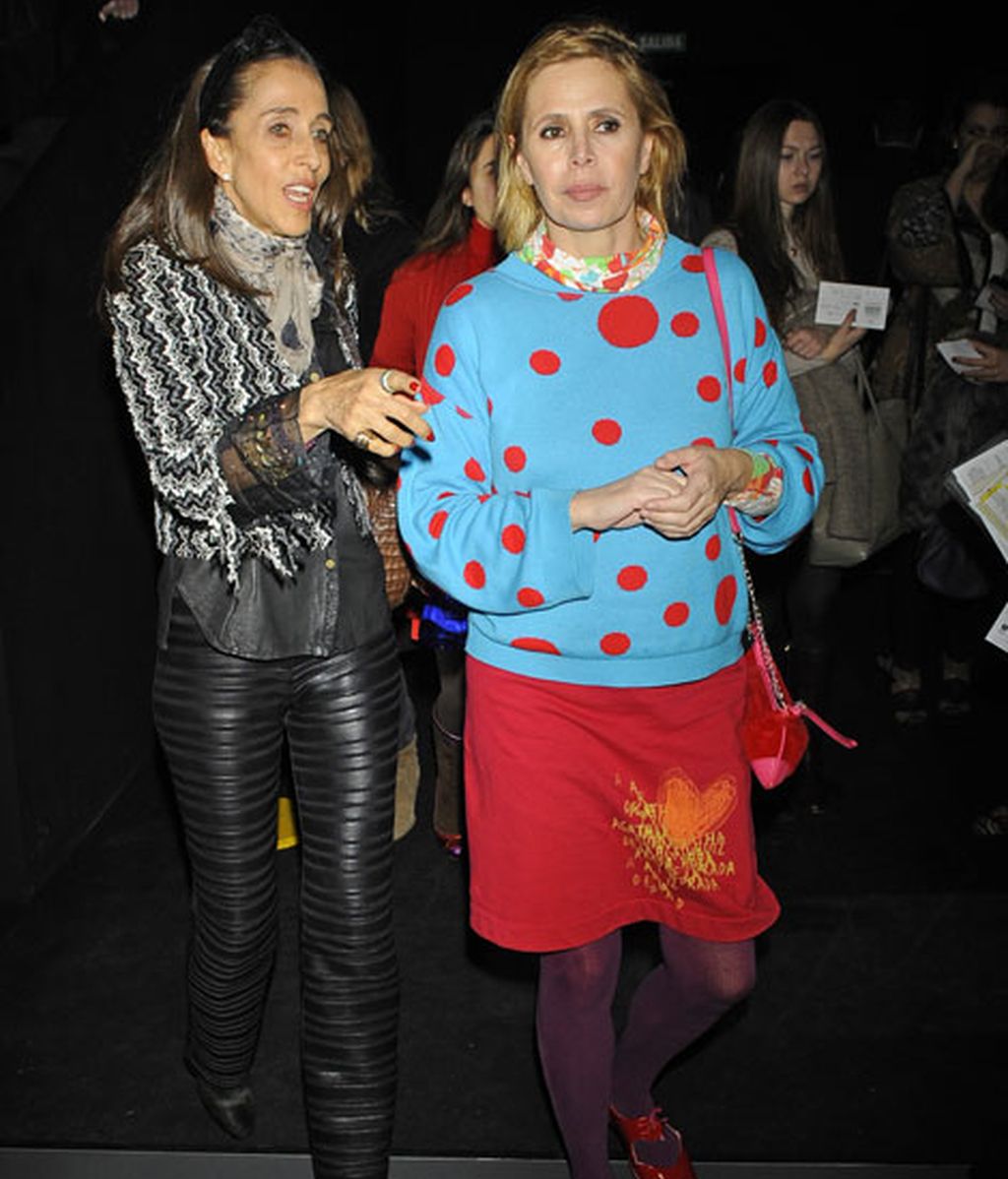 Ágata Ruiz de la Prada en el desfile de Davidelfín