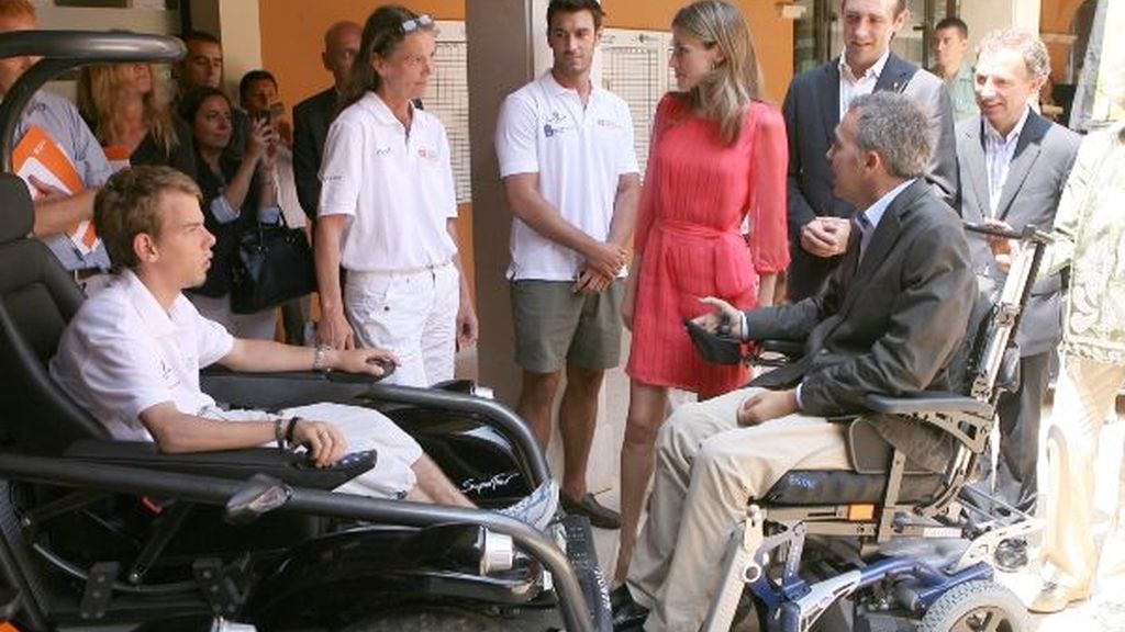 Letizia, de rojo pasión