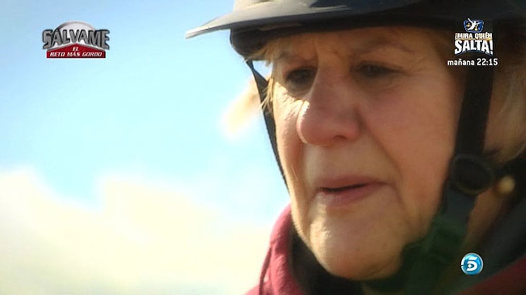 Carmen continúa con su entrenamiento para perder peso