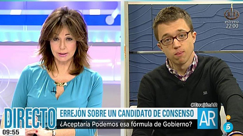 Errejón: "Podemos y PSOE no tiene conversaciones 'bajo cuerda"