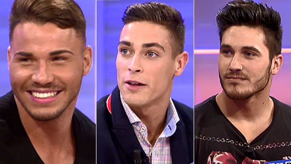 Alejandro, Juan Carlos y Jesús, los pretendientes fuertecitos