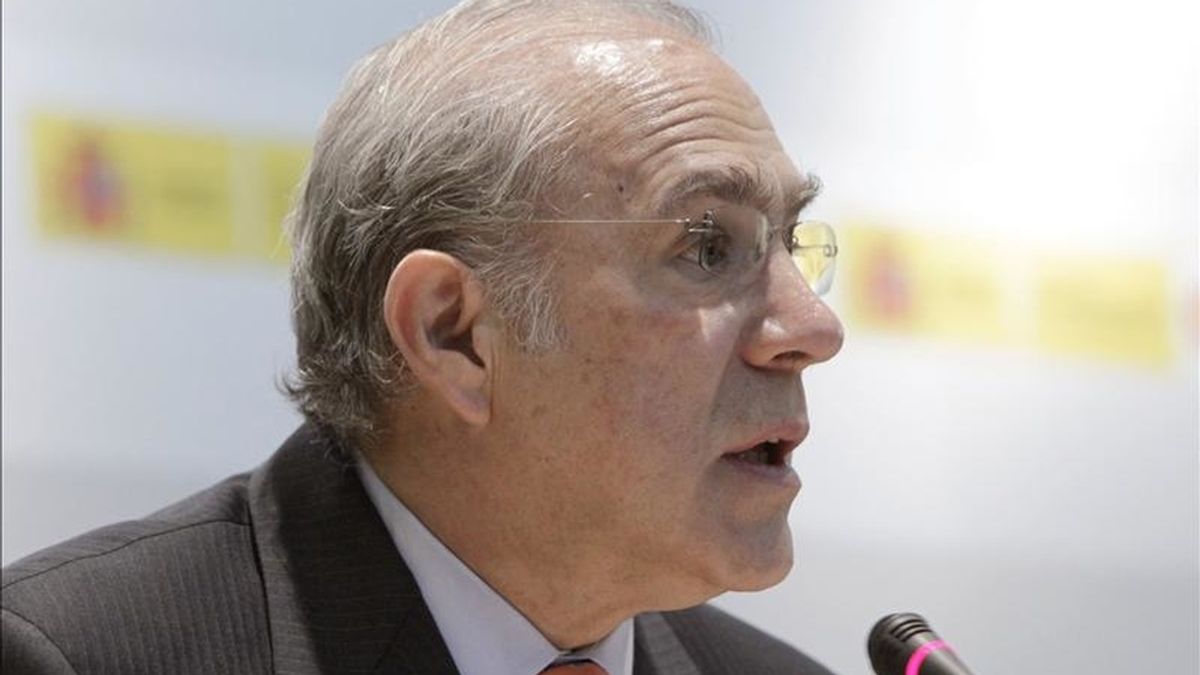 El secretario general de la OCDE, Ángel Gurría, durante su intervención en el acto conmemorativo de los 50 años de la OCDE. EFE