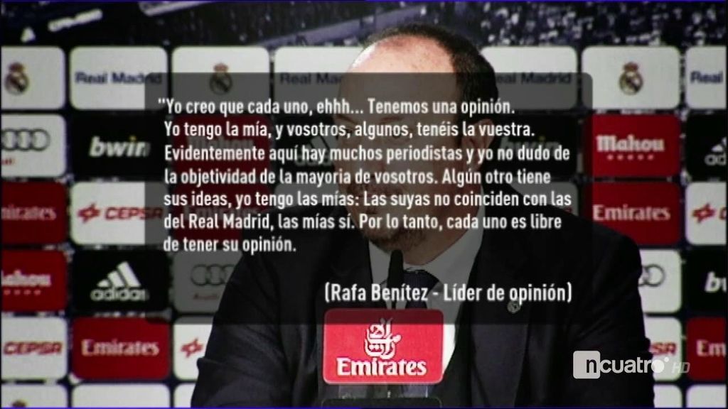 El lío de Benítez en la rueda de prensa: ¿qué quiere decir el entrenador del Madrid?