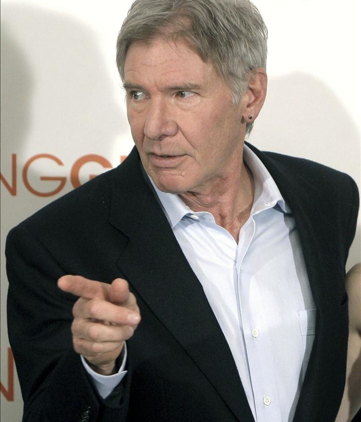 El actor estadounidense Harrison Ford, durante la presentación de "Morning Glory". EFE