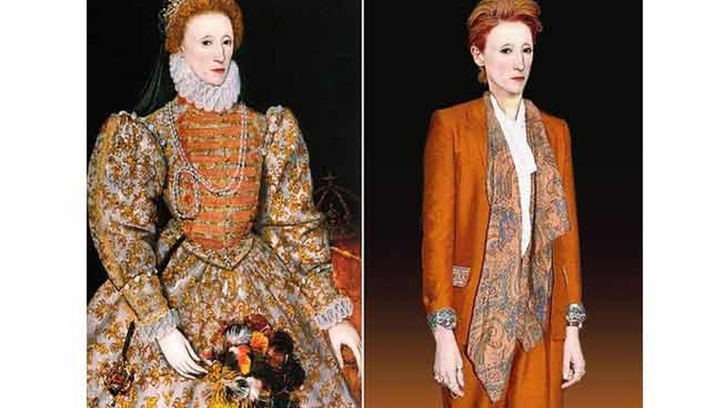 Isabel I, La Reina Virgen, con traje de chaqueta
