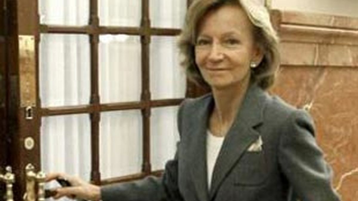 Elena Salgado. ministra de Economía. Foto: EFE