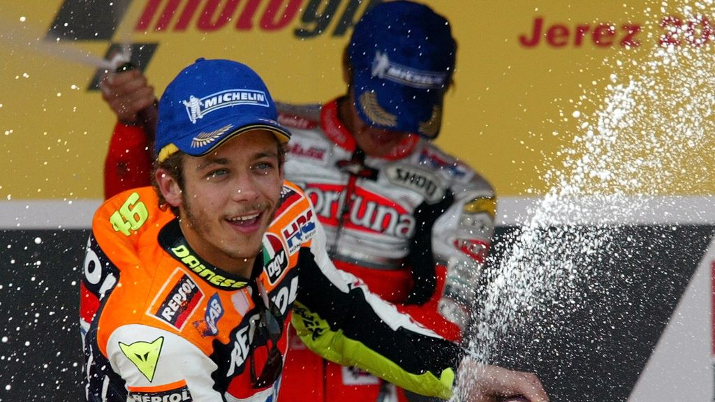 Valentino Rossi, vencedor en 2002