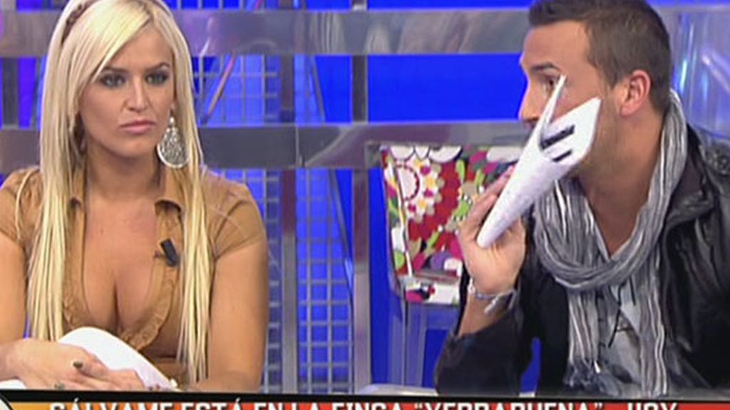 Chari y Rubén discuten en 'Sálvame'