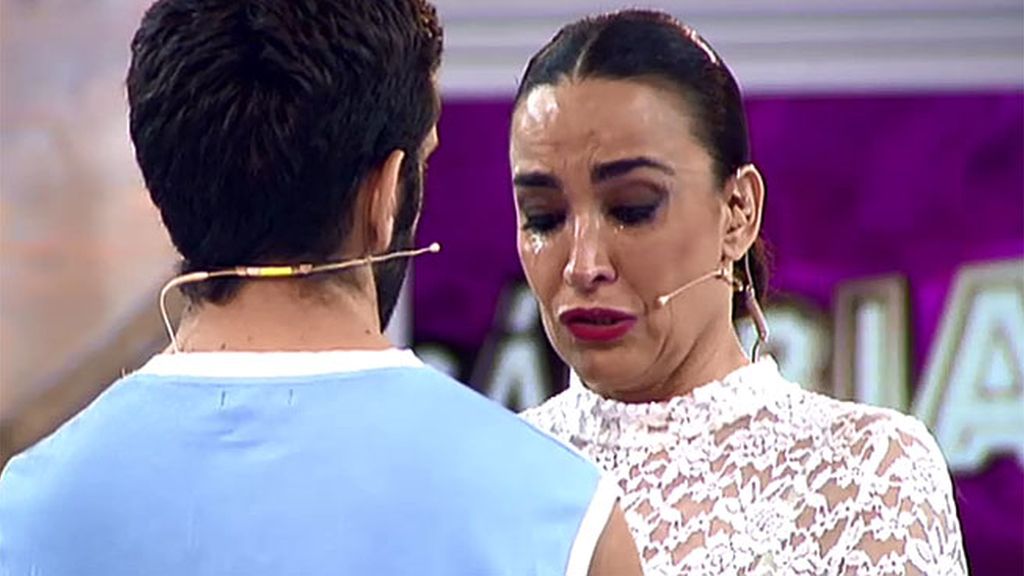 Lágrimas en el plató: Cristina Rodríguez llora porque está enamorada del amor