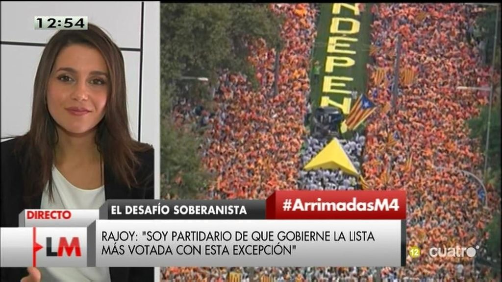 Inés Arrimadas: "Salir de Europa no es bueno para los catalanes. Ciudadanos es la opción"