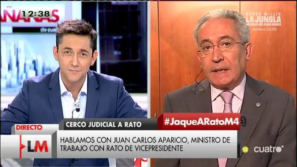 J.C. Aparicio: “Me pareció que el letrado de Rato transmitía una razonable tranquilidad”