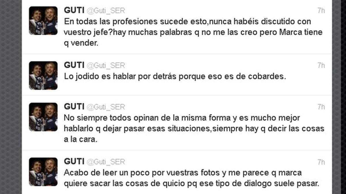 Guti habla en twitter sobre el diario Marca Guti habla en twitter sobre el diario Marca