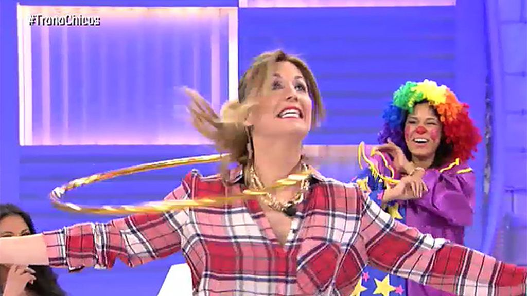 Nagore, la reina del hula hoop